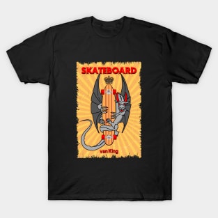 van King - Dragon Lady Longboard - Cartaz T-Shirt